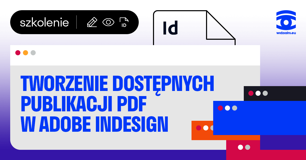 Tworzenie dostępnych publikacji PDF w Adobe InDesign (program DTP)